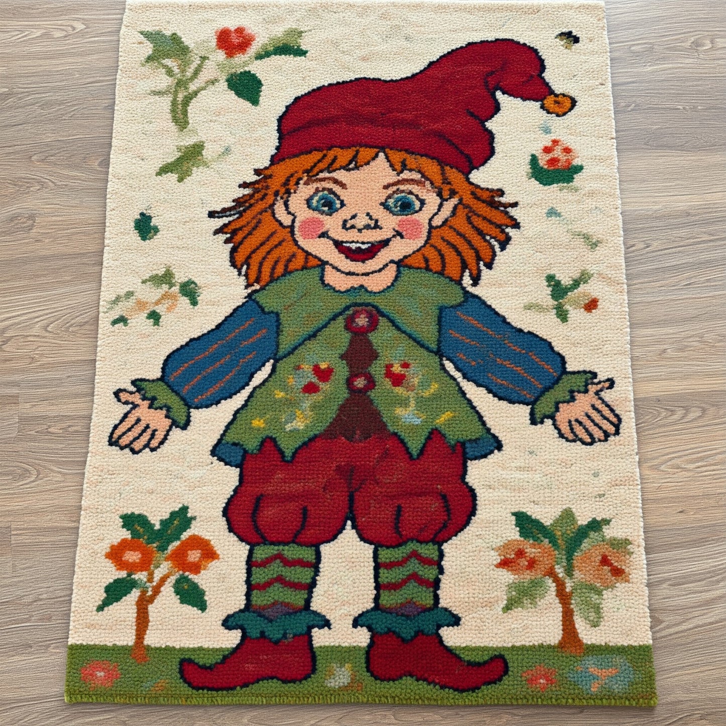 Customized Handwoven Rug for Kids Playroom - Fairytale