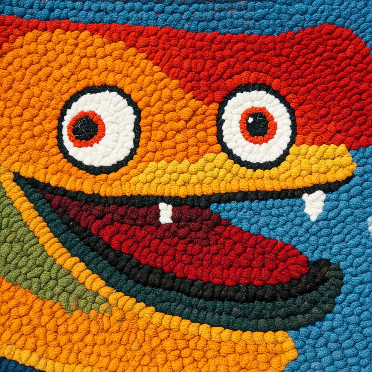 Customized Handwoven Rug for Kids Playroom - Cute Animals