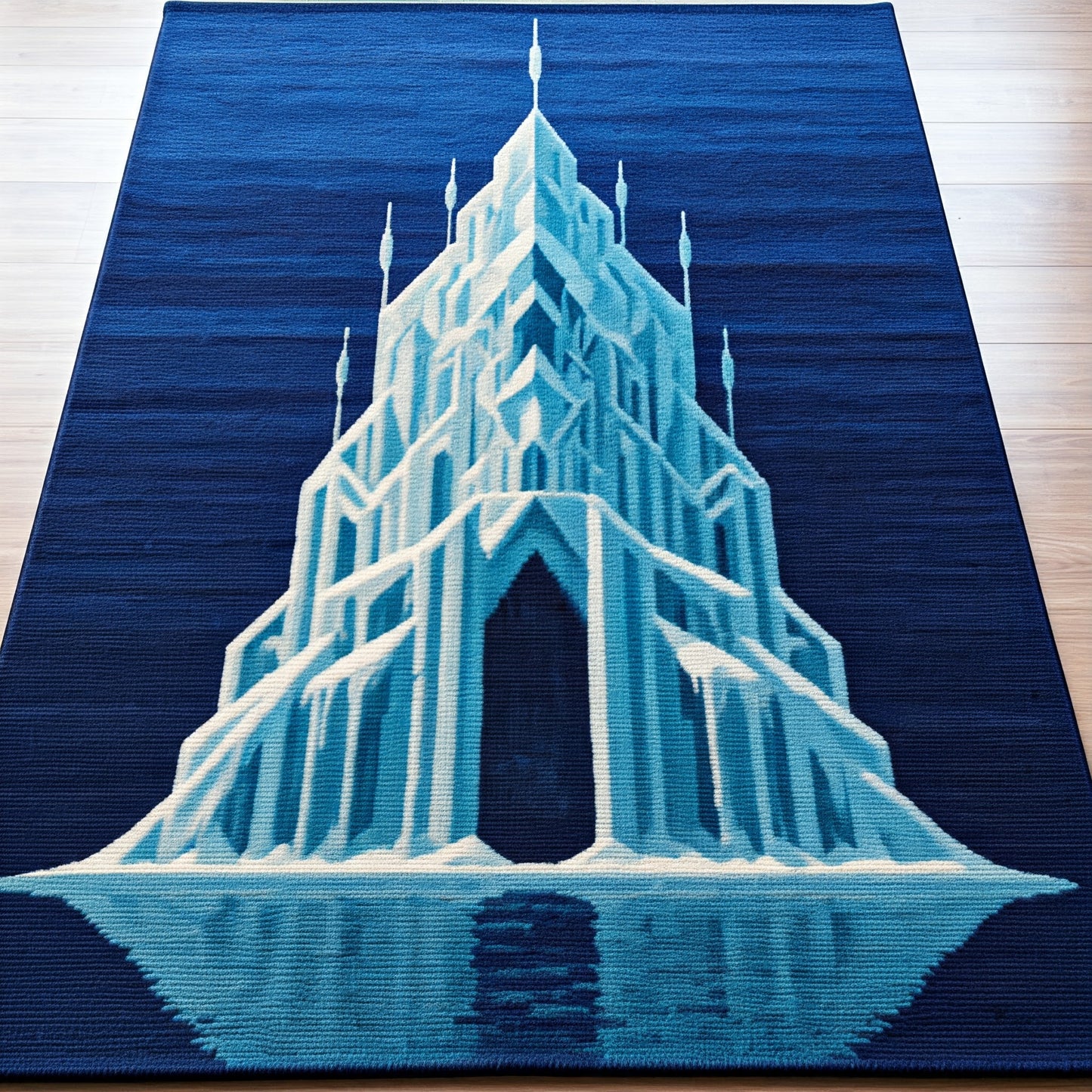 Customized Handwoven Rug for Kids Playroom - Magic Kingdom