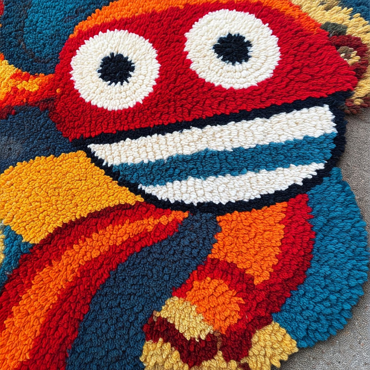 Customized Handwoven Rug for Kids Playroom - Cute Animals