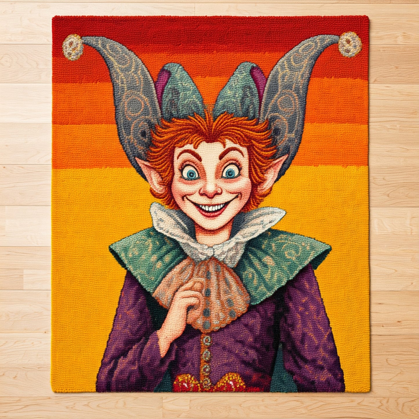 Customized Handwoven Rug for Kids Playroom - Fairytale