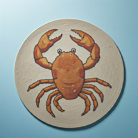 Personalized Handwoven Rug with your loved one's Zodiac sign - Cancer