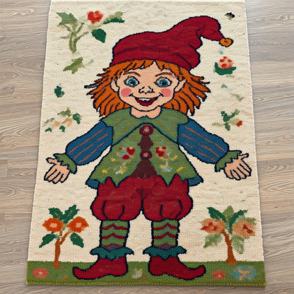 Customized Handwoven Rug for Kids Playroom - Fairytale
