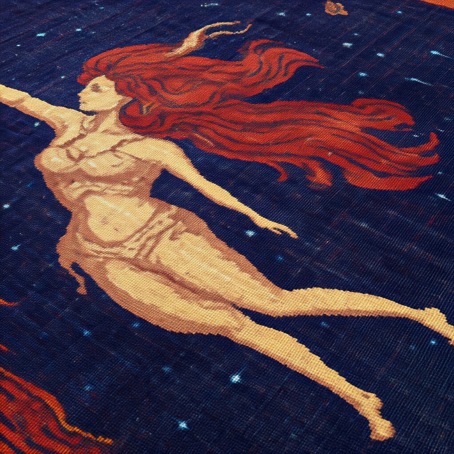 Personalized Handwoven Rug with your loved one's Zodiac sign - Virgo